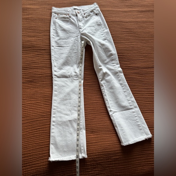 NWOT AYR The Bomb Pop Jeans in White Size 25L - Picture 8 of 9